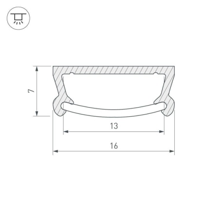 Профиль Arlight TM-2000 (CT) 016939
