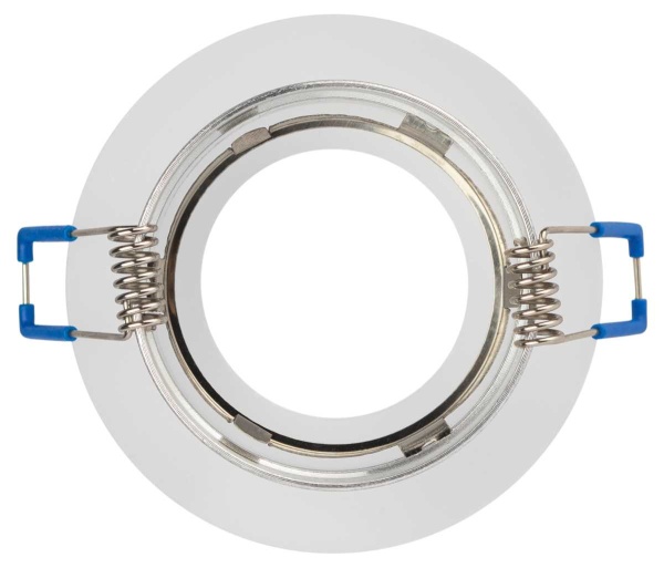 Светильник встраиваемый декоративный ЭРА DK94 ICE под лампу MR16 GU5.3 белый Б0055590