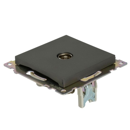 ТВ-розетка Stekker Катрин графит GLS00-7108-06 49419