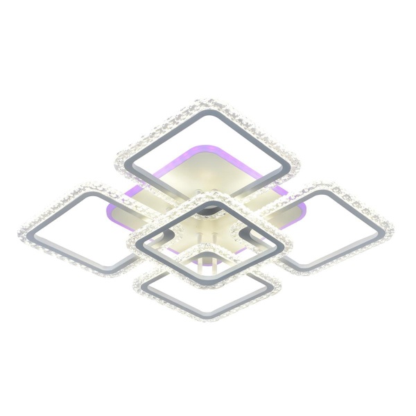 Потолочная светодиодная люстра Profit Light 18029/4+1 WHT