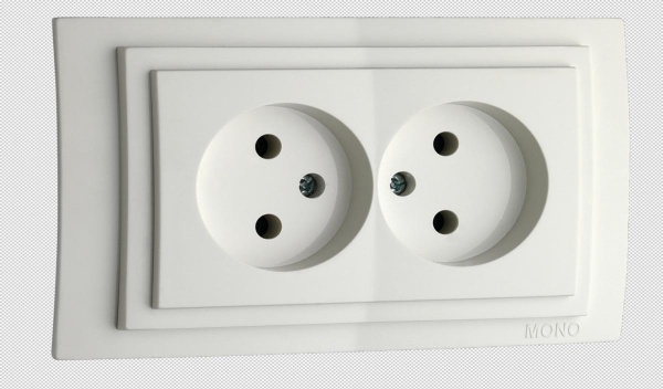 Розетка 2К двойная Mono Electric Despina/ Larissa 16A 250V винтовое подключение белый 500-001905-121 Розетка 2К двойная Mono Electric Despina/ Larissa 16A 250V винтовое подключение белый 500-001905-121