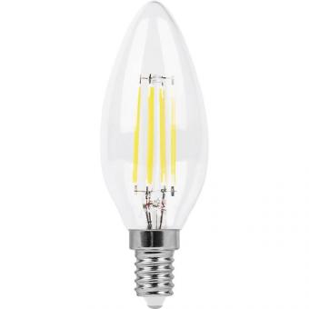 Лампа светодиодная Feron E14 9W 2700K Свеча Матовая LB-73 25956