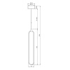 Подвесной светодиодный светильник Maytoni Chain MOD017PL-L13N