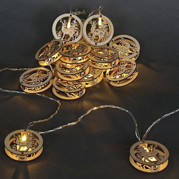 Cветодиодная гирлянда Sneha Олень 230V теплый белый статичный A-416