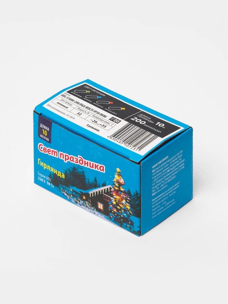 Светодиодная гирлянда Uniel 220V разноцветный UDL-S1000-200/DGA Multi IP20 Mini UL-00003945