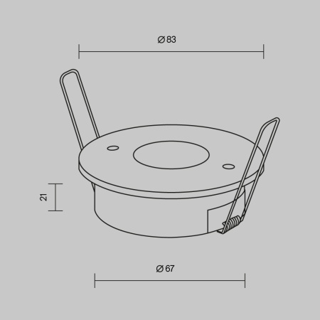 Датчик движения DALI Maytoni Lighting control DALI 727002