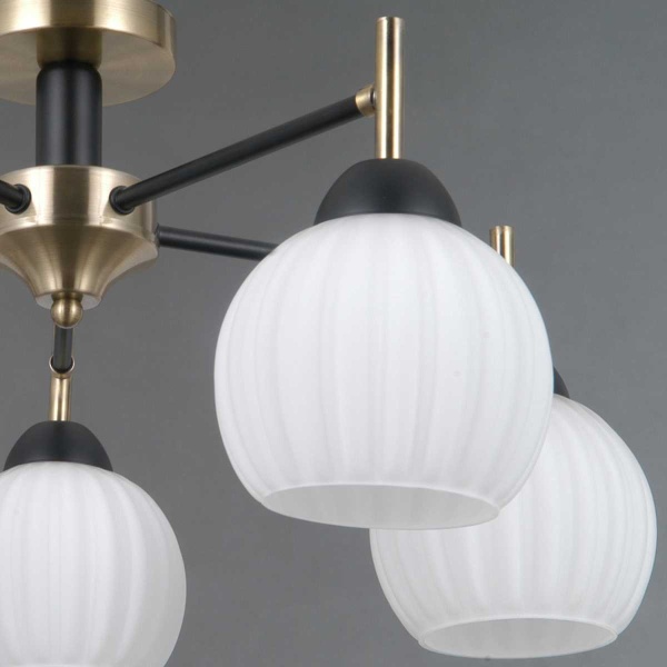 Светильник потолочный Illumico IL0579-5CSQ-25 BK AB TRENTO