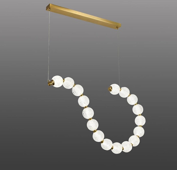 Люстра подвесная Alfa Light F1824-15 1050*550*80 LED/38W/3000K