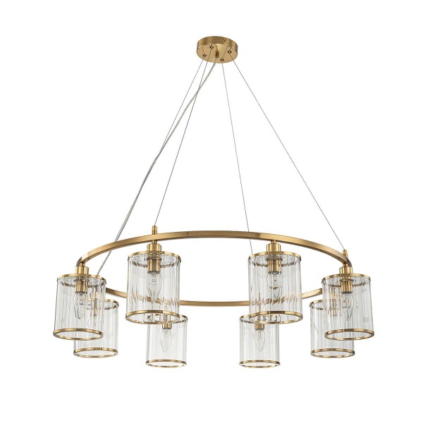 Подвесная люстра Indigo Dante 13022/8P Brass V000406