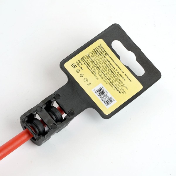 Отвертка шлицевая диэлектрическая Stekker SL 4.0 х 100мм, SDE-SL40-100 39767