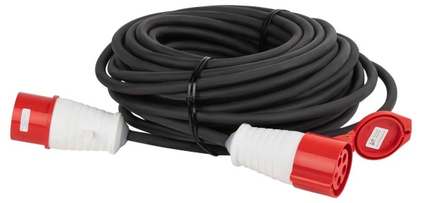 Удлинитель силовой ЭРА IND380-U-1e-5x4-50m-IP44 на 380В в бухте 1 розетка CEE 5P 50м КГ 5х4 32A IP44 Б0057300