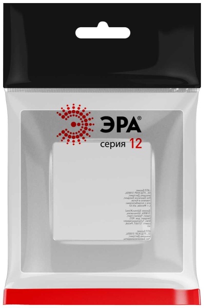Рамка для розеток и выключателей ЭРА Серия 12 12-5201-03 на 1 пост, Классик, алюминий Б0067781