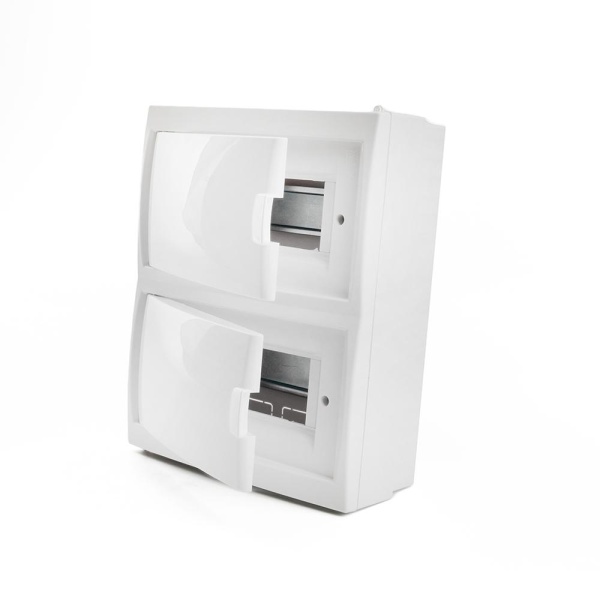 Бокс настенный STEKKER EBX50-3/16-20 16 модулей, белый, пластик, серия Standart