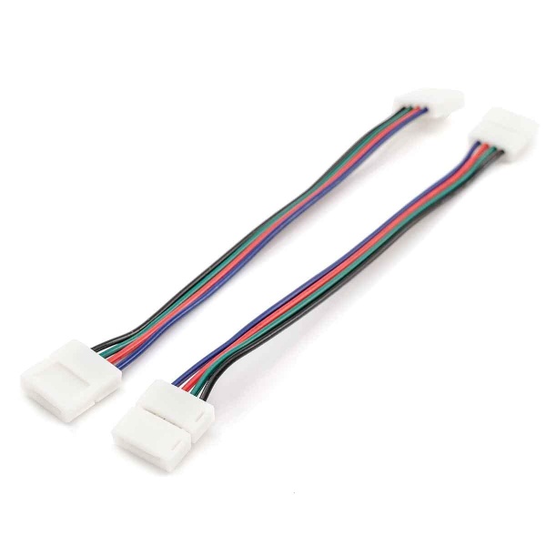 Коннектор для RGB светодиодной ленты 5050 Apeyron 12/24V (2 шт.) 09-12 Коннектор для RGB светодиодной ленты 5050 Apeyron 12/24V (2 шт.) 09-12