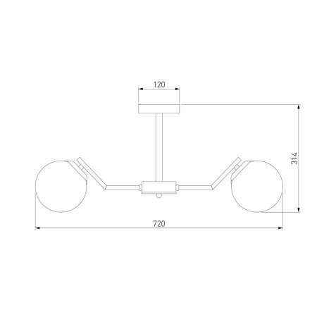 Подвесная люстра Eurosvet Frost 70154/6 хром