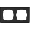 Рамка Werkel Stark на 2 поста черный W0021808 4690389161827