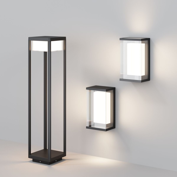 Уличный настенный светодиодный светильник Maytoni Baker Street O021WL-L10B3K