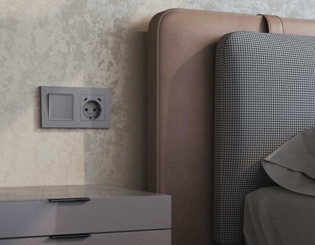 Лицевая панель AMBRELLA VOLT ALFA AP5105