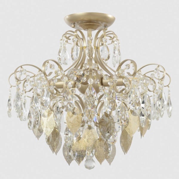 Потолочная люстра Crystal Lux Esmiralda PL4 Gold
