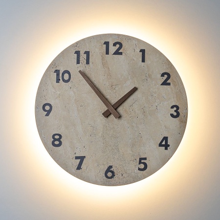 Настенный светильник с часами Citilux Mares CL246016