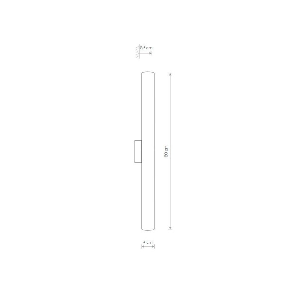 Подсветка для зеркал Nowodvorski Ice Tube Led S 8118 Подсветка для зеркал Nowodvorski Ice Tube Led S 8118