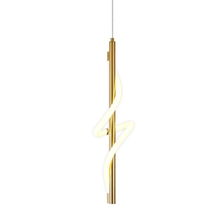 Подвесной светодиодный светильник Indigo Intreccio 14025/1P Brass V000144L