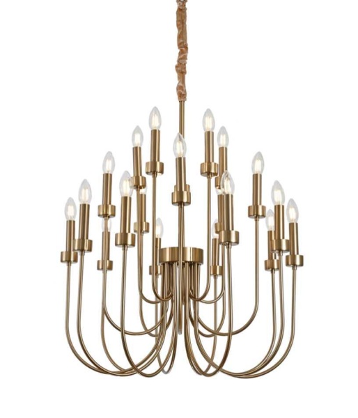 Люстра подвесная Alfa Light F1124-16 D800*H950 COPPER