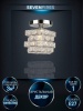 Потолочный светильник Seven Fires Almos WD3569/1C-CR-CL