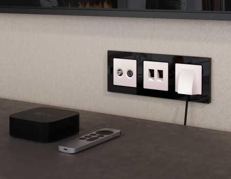 Лицевая панель AMBRELLA VOLT ALFA AP2133