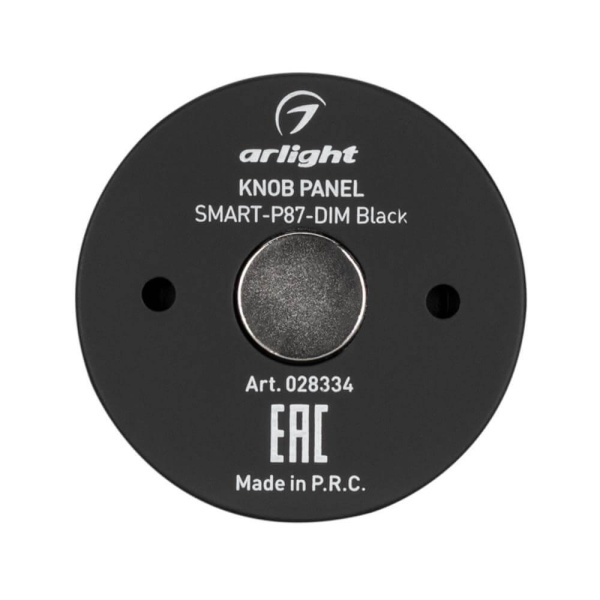 Панель управления Arlight Knob Smart-P87-Dim Black 028334 Панель управления Arlight Knob Smart-P87-Dim Black 028334