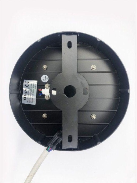 Настенно-потолочный светодиодный светильник Elvan NLS-500R-6/3-WW/NH-Bk