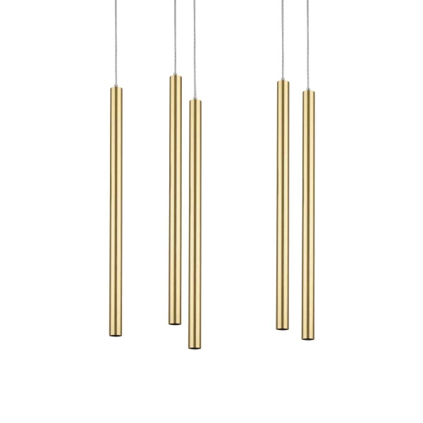 L5T747243 Люстра TUBO LED 25W 1600LM 25G ЗОЛОТО 4000K