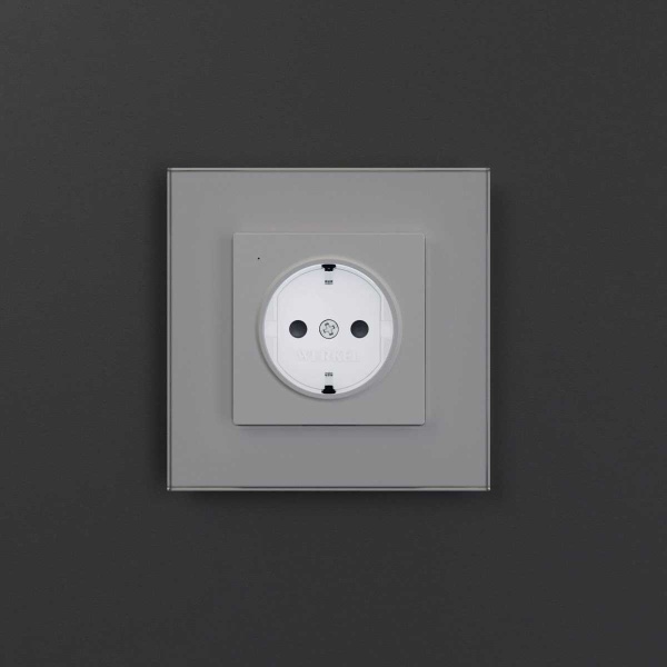 Розетка с подсветкой Werkel белый a069612