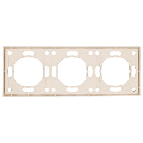 Рамка Stekker, PFR00-5003-08 3-местная Эмили, кашемир, soft touch 49912