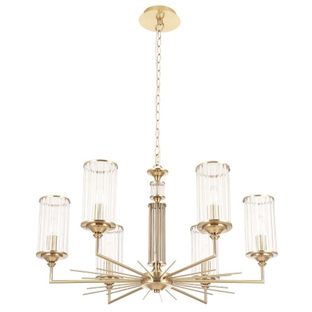 Подвесная люстра Crystal Lux Gloria SP6 Brass