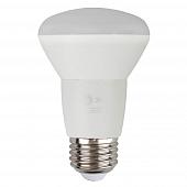 Лампа светодиодная ЭРА E27 8W 2700K матовая ECO LED R63-8W-827-E27 Б0020635