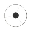 Подвесная люстра Nowodvorski Circolo Led M Black 10812