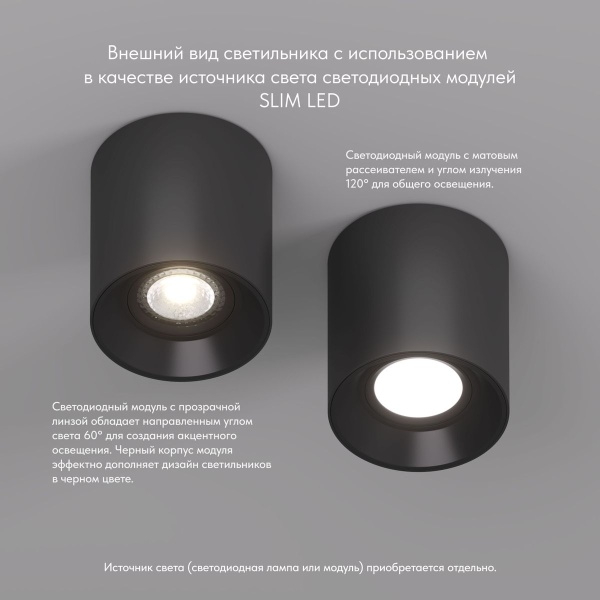 Точечный светильник Denkirs Soro DK3040-BK