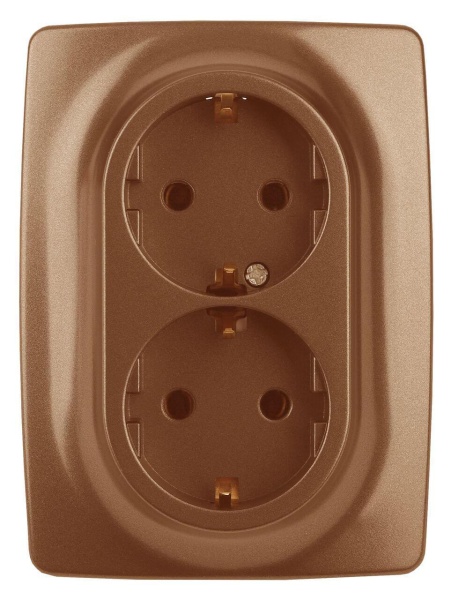 Розетка ЭРА 12 2x2P E Schuko со шторками 16A 250V 12-2108-14 Б0036450 Розетка ЭРА 12 2x2P E Schuko со шторками 16A 250V 12-2108-14 Б0036450