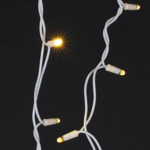 Cветодиодная гирлянда Sneha бахрома 230V теплый белый мерцающий A-507 WW/W FLASH