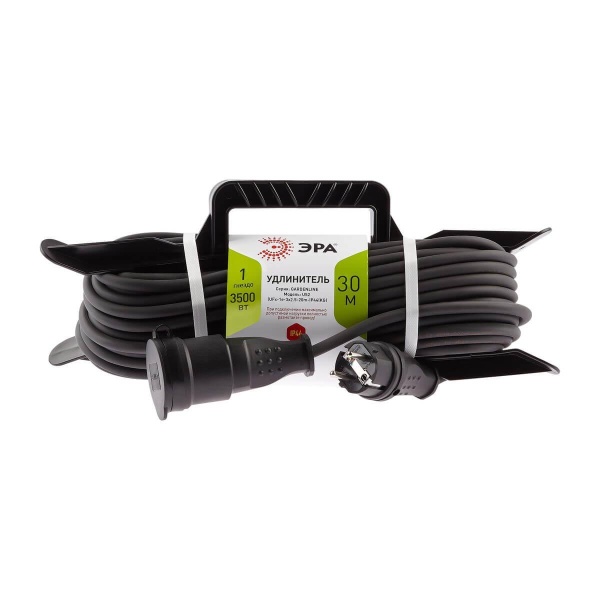 Удлинитель силовой ЭРА 1гн 30м с/з UFx-1e-3x2,5-30m-IP44(kg) Б0050872 Удлинитель силовой ЭРА 1гн 30м с/з UFx-1e-3x2,5-30m-IP44(kg) Б0050872