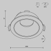 Встраиваемый светильник Maytoni Technical Share DL051-U-1WB