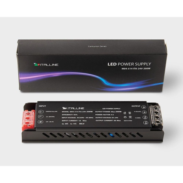 Блок питания для светодиодной ленты Italline M04-514 ITA-24V-200W
