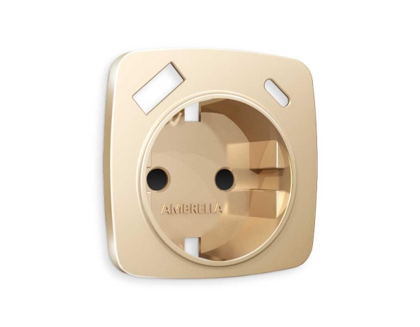 Лицевая панель розетки AMBRELLA VOLT OP6100
