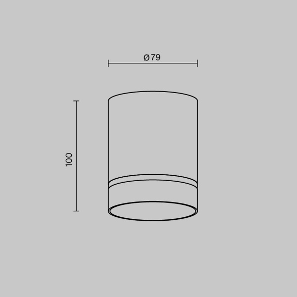 Потолочный светодиодный светильник Maytoni Technical Orlo C085CL-9W4K-B