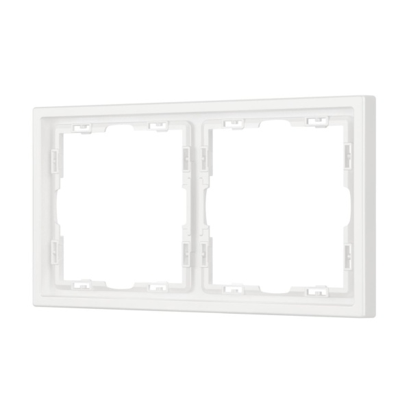 Рамка пластиковая Arlight FRM-NOBE-SFPL-2-WH 054215