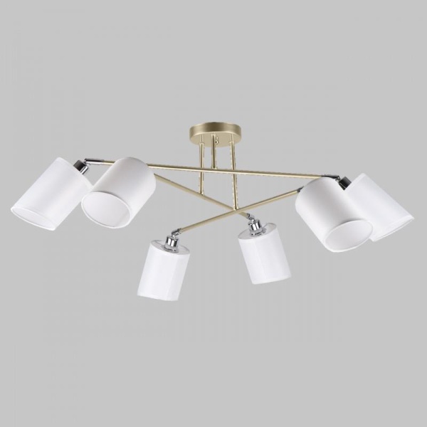 Потолочная люстра IMEX MD.9141-6-S GD+CH