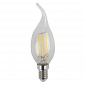 Лампа светодиодная филаментная ЭРА E14 5W 4000K прозрачная F-LED BXS-5W-840-E14