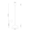 Подвесной светильник Lucia Tucci Palla 1090.1 Bianco