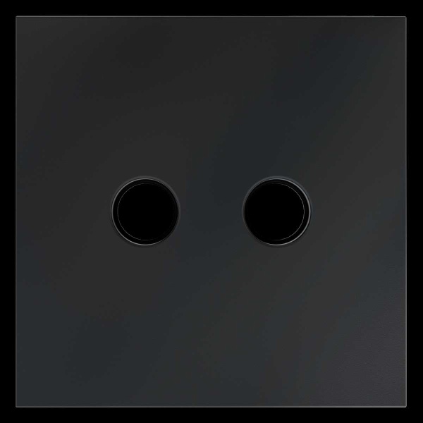 Накладка для розетки телевизионной оконечной TV+SAT S70 (графит) Voltum VLS001607